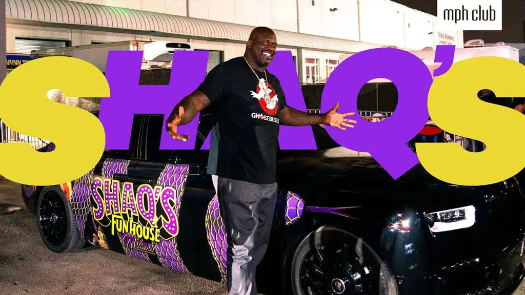 Shaqs fun house custom wrapped Rolls Royce rental mph club thumbnail featured image