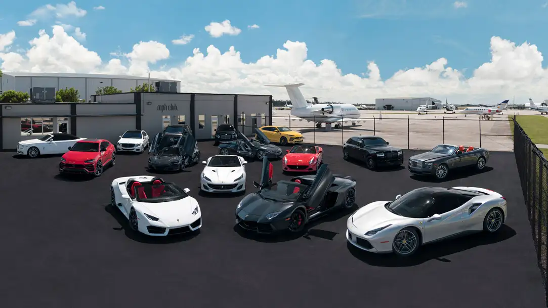 membership program exotic car rental fleet mph club