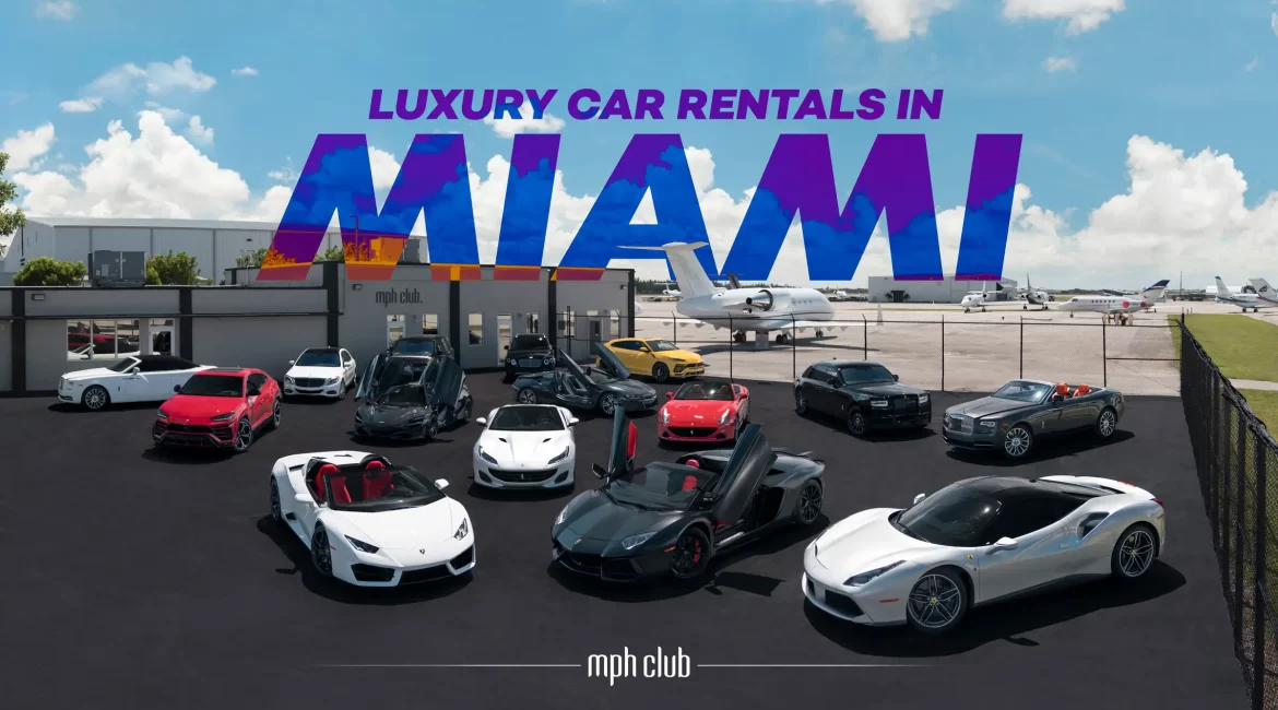 Where to find luxury car rentals in Miami blog post thumbnail
