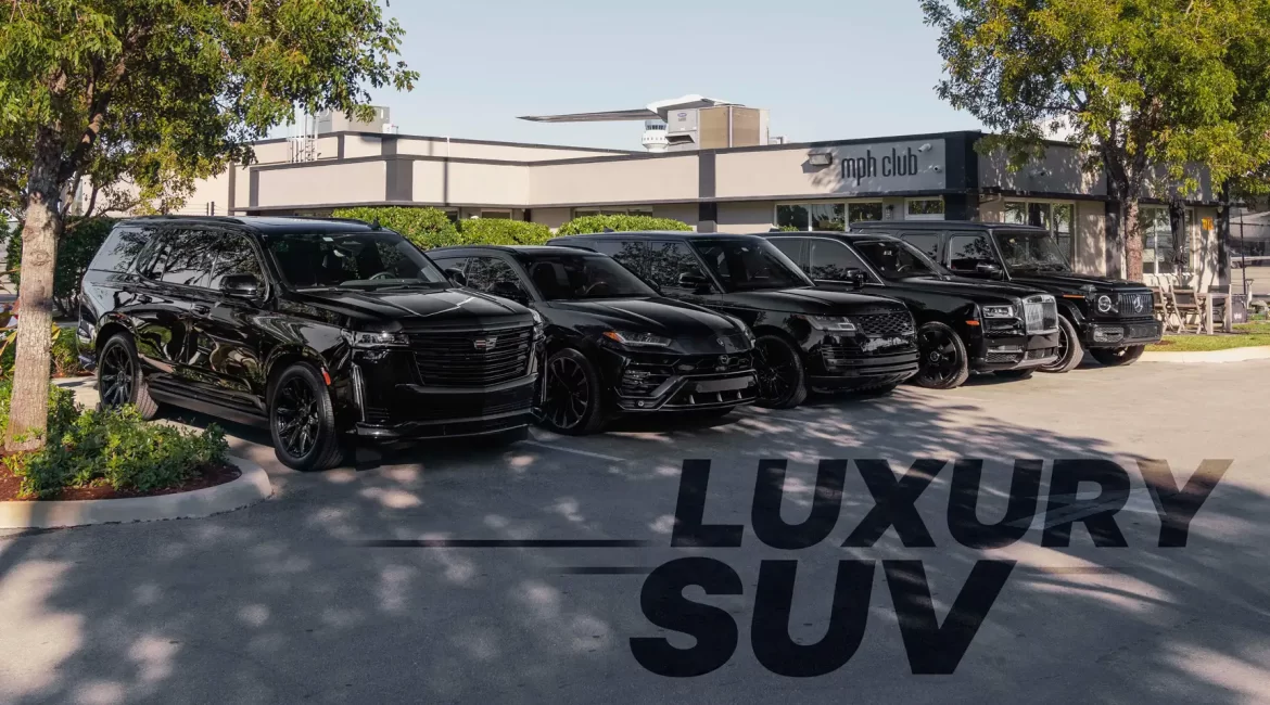 Luxury SUV rental blog thumbnail mph club