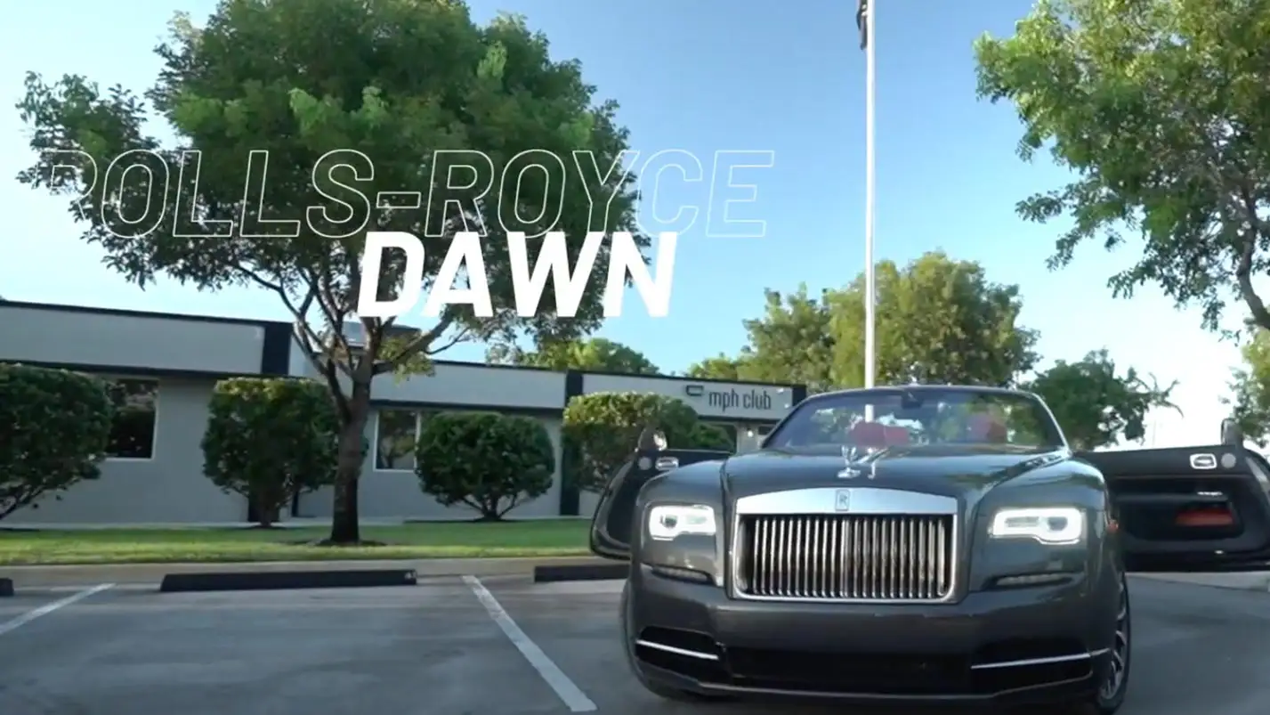 rolls royce dawn rental youtube review mph club 01