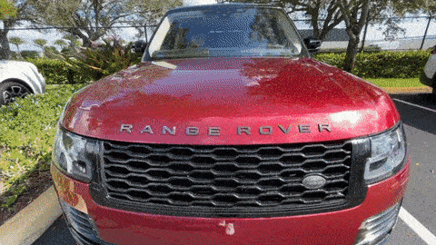 Red Range Rover rental Miami