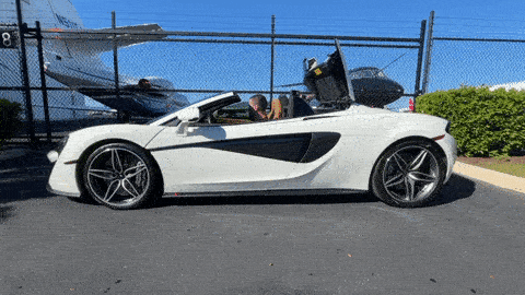 Mclaren 570s Spider rental Miami gif mph club