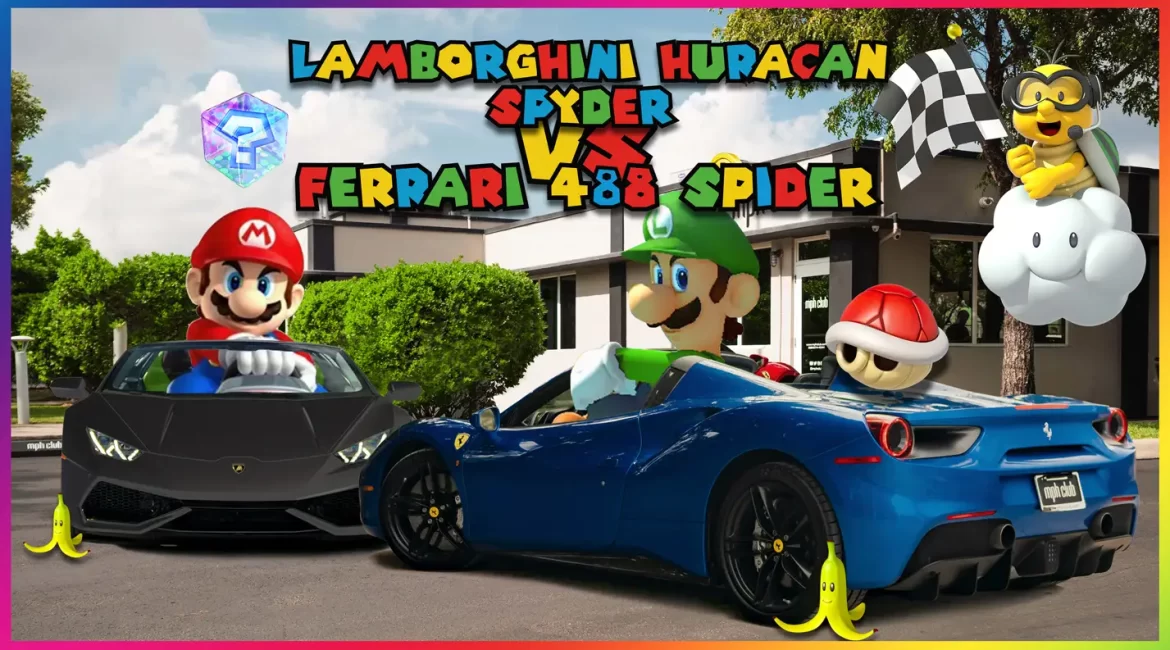 Ferarri 488 Spider VS Lamborghini Huracan Spyder - mph club blog