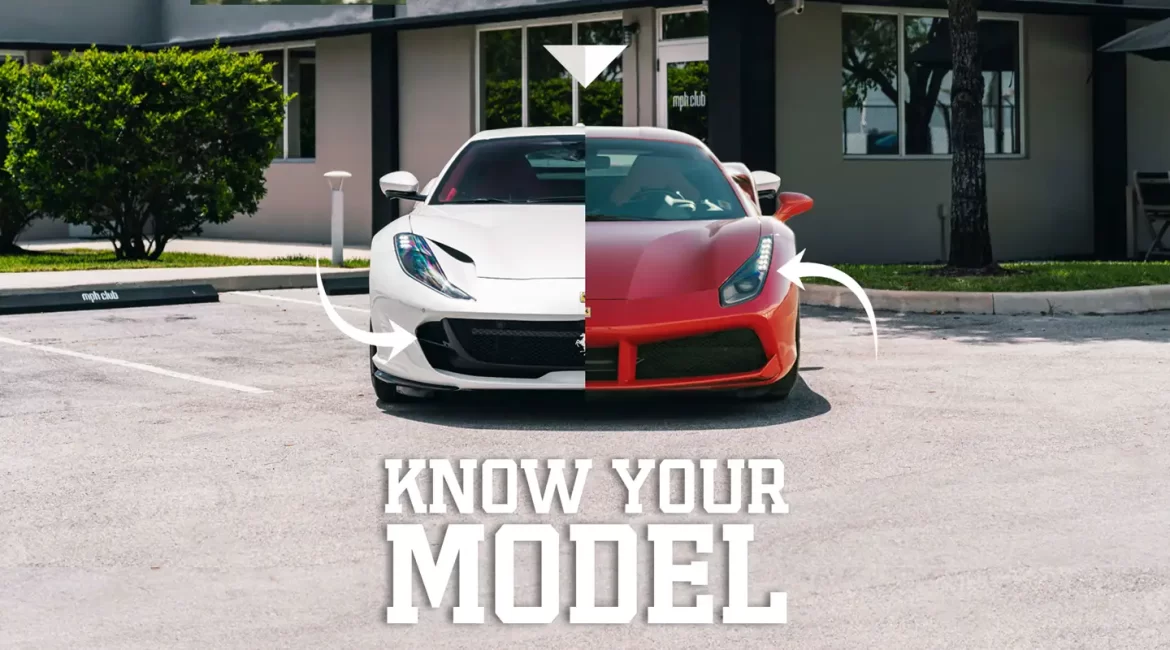 difference between Ferrari Models