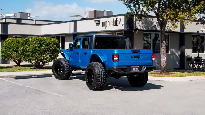 Jeep Gladiator rental rear view mph club