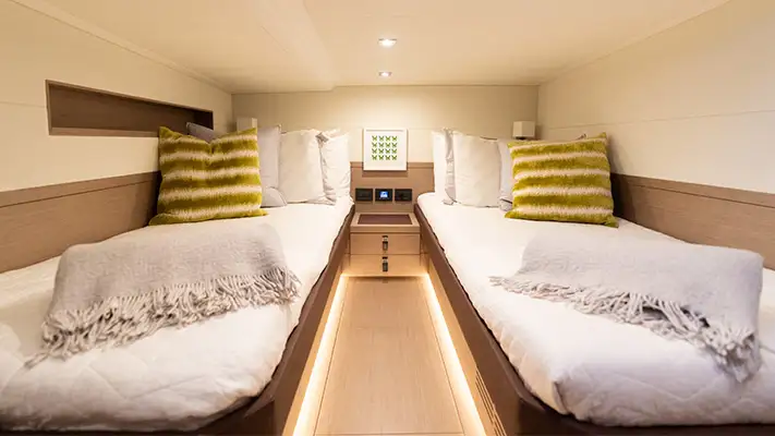 Pardo 50 Yacht charter interior view 1 mph club
