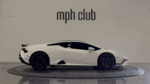 White Lamborghini Huracan Tecnica rental Miami - mph club