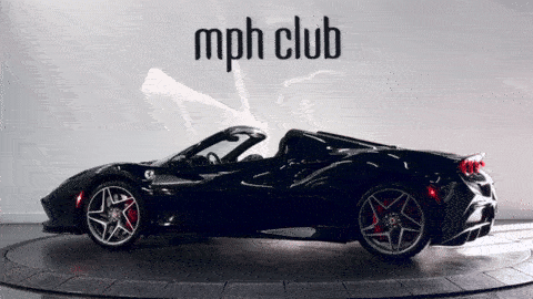 Black Ferrari F8 Spider rental - mph club